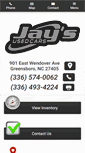Mobile Screenshot of jaysusedcarsofgso.com